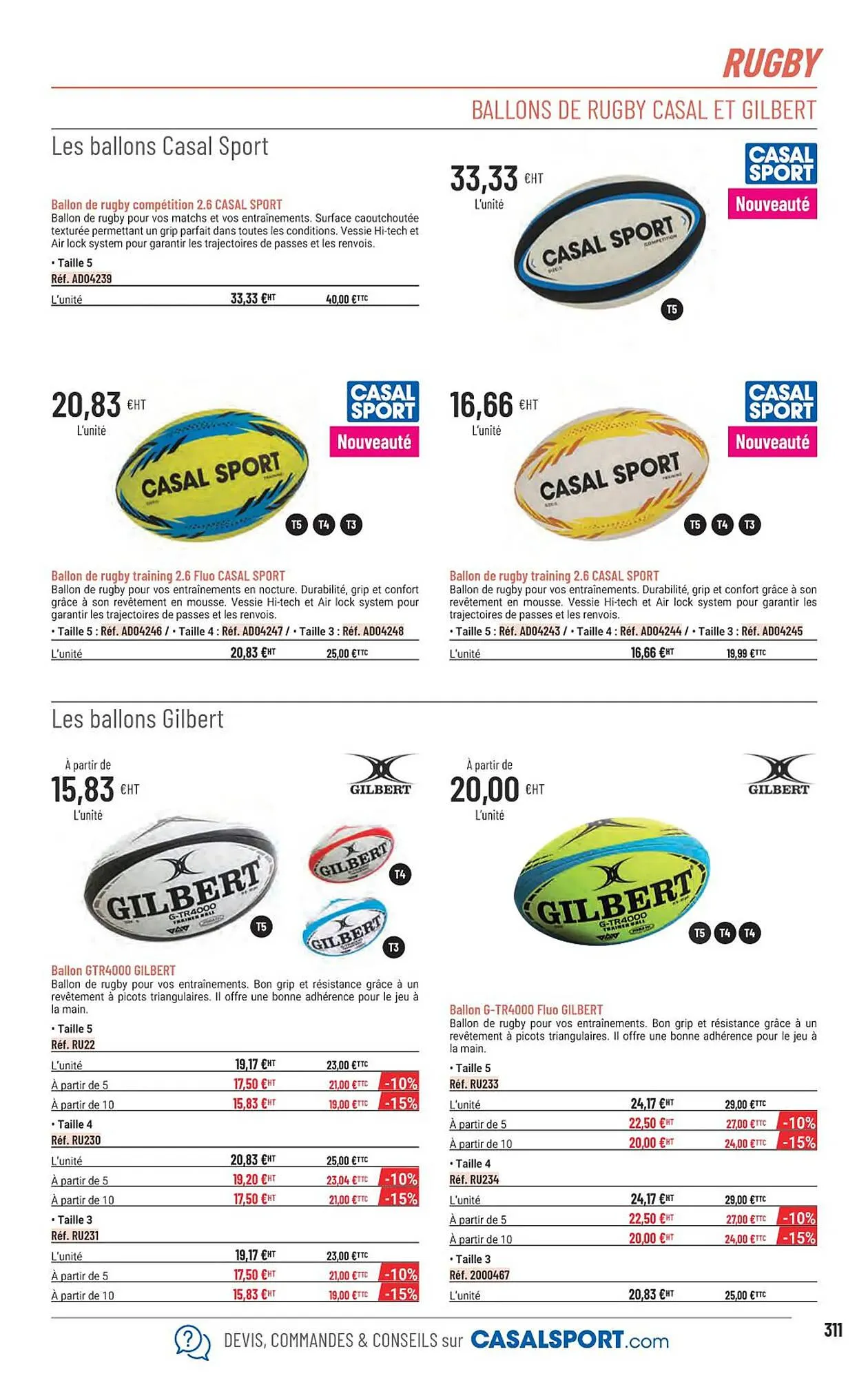 Catalogue Casal Sport du 22 janvier au 31 décembre 2026 - Catalogue page 283
