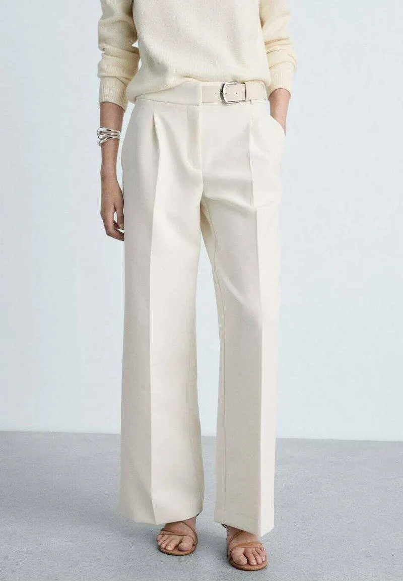 CINTO - Pantalon classique - ecru