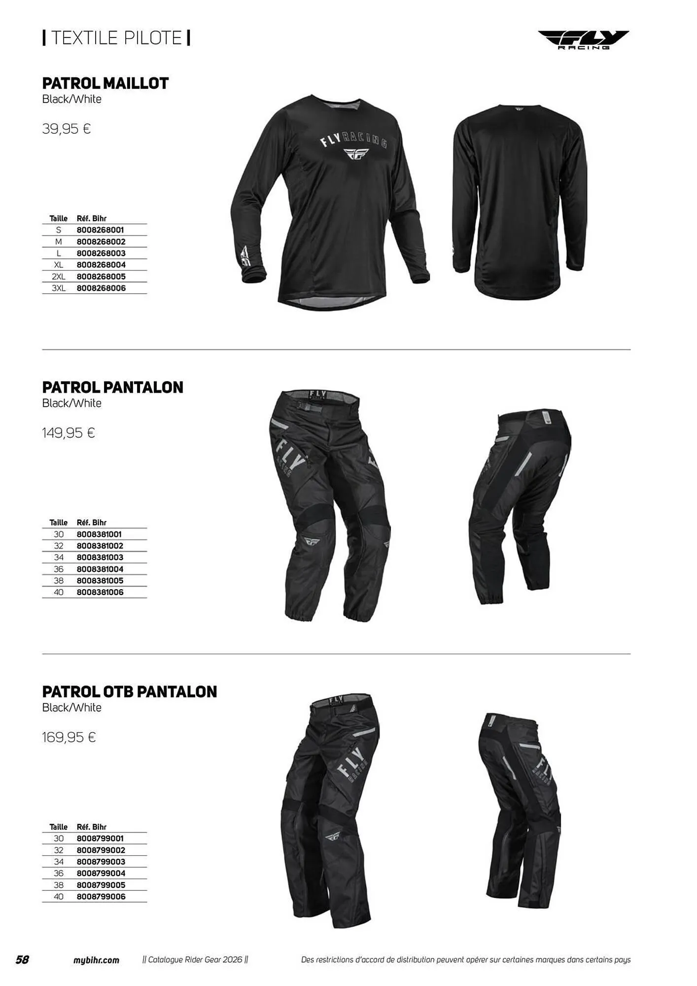 Catalogue Bihr du 1 janvier au 31 janvier 2026 - Catalogue page 58