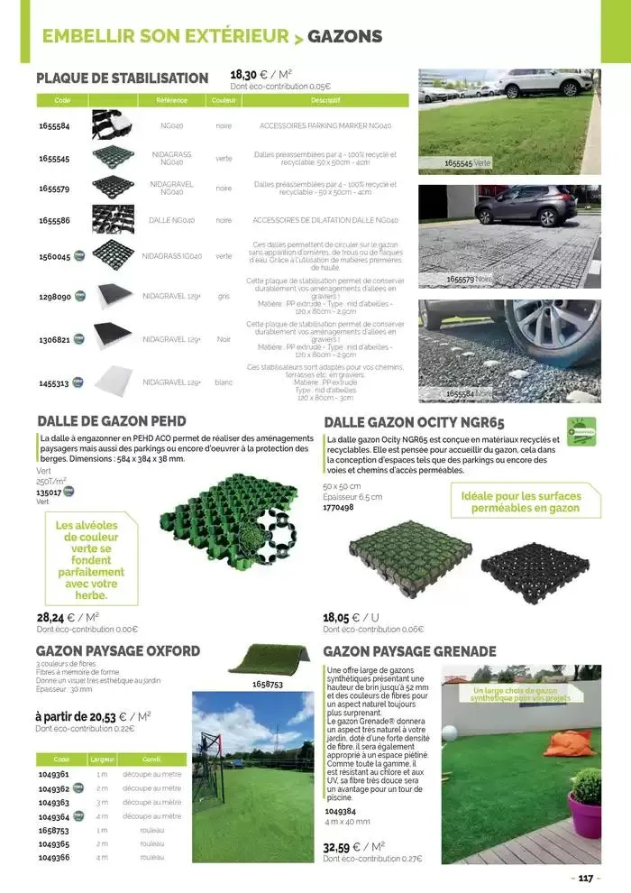 Aménagements Extérieurs 2025 du 30 avril au 31 décembre 2025 - Catalogue page 117
