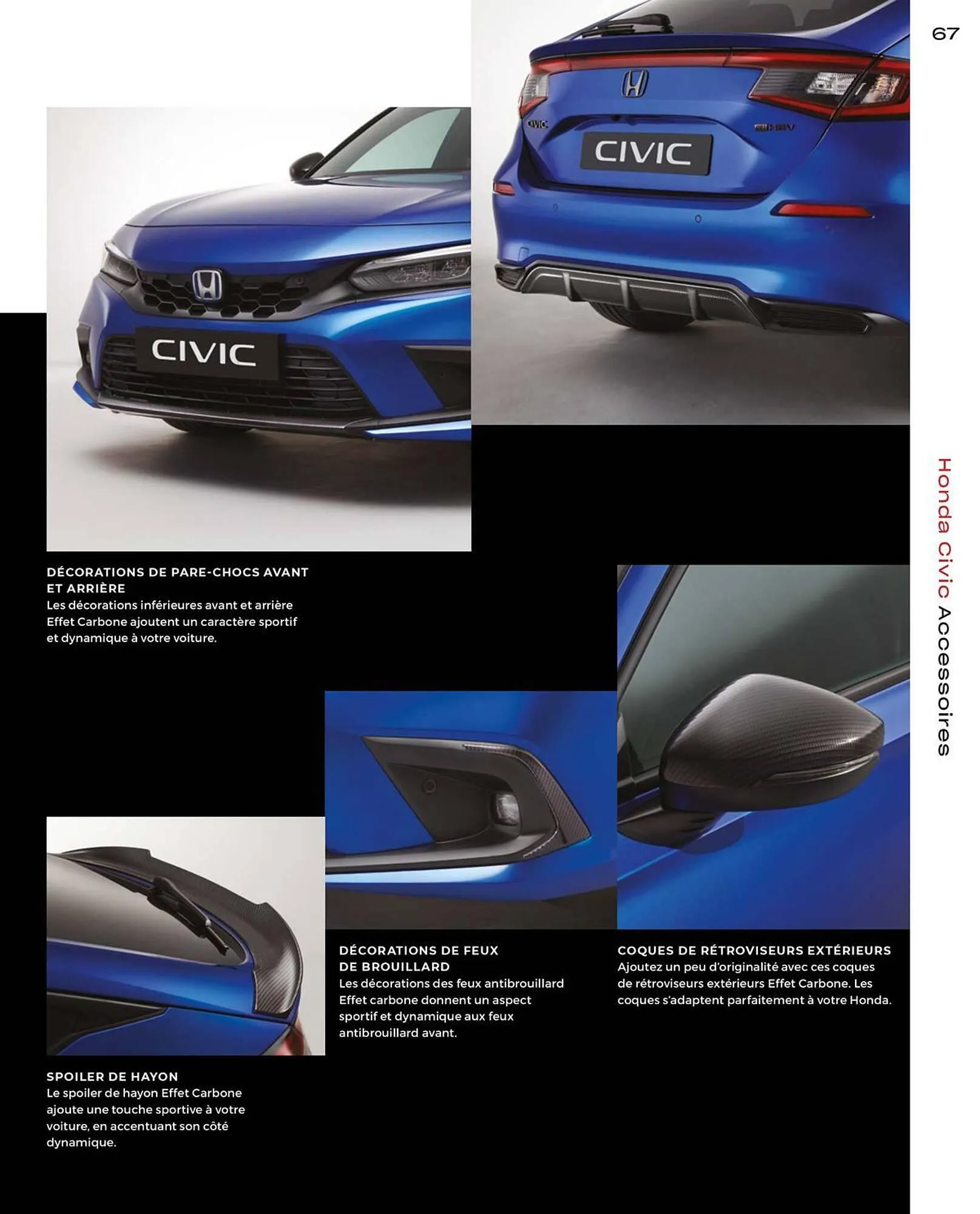 Catalogue Honda Civic Hybrid du 20 décembre au 30 juin 2024 - Catalogue page 67