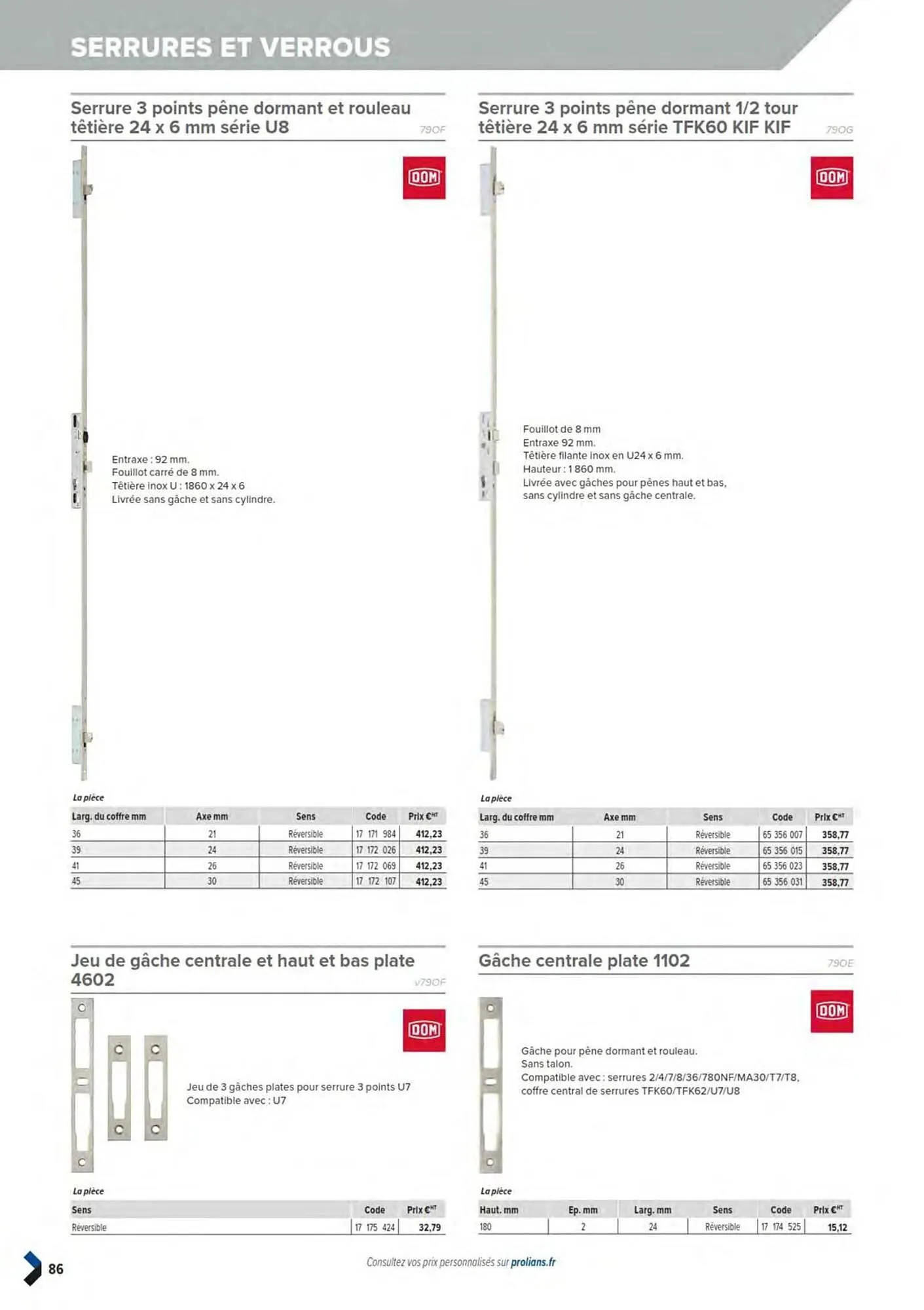 Catalogue Prolians du 11 mars au 31 décembre 2025 - Catalogue page 88