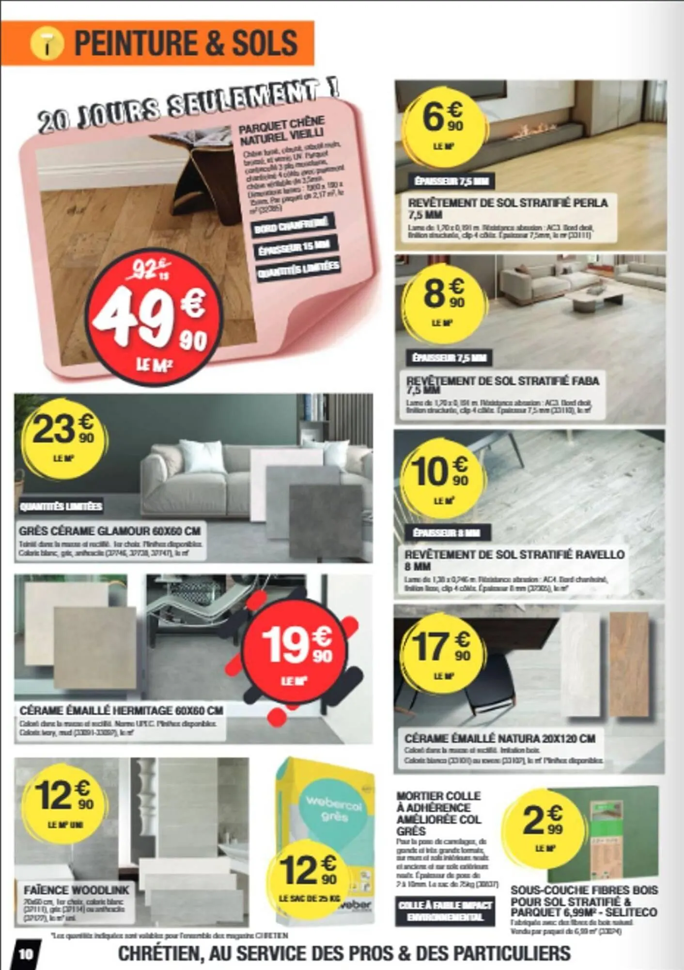 Catalogue Chretien Matériaux du 15 octobre au 10 novembre 2025 - Catalogue page 10