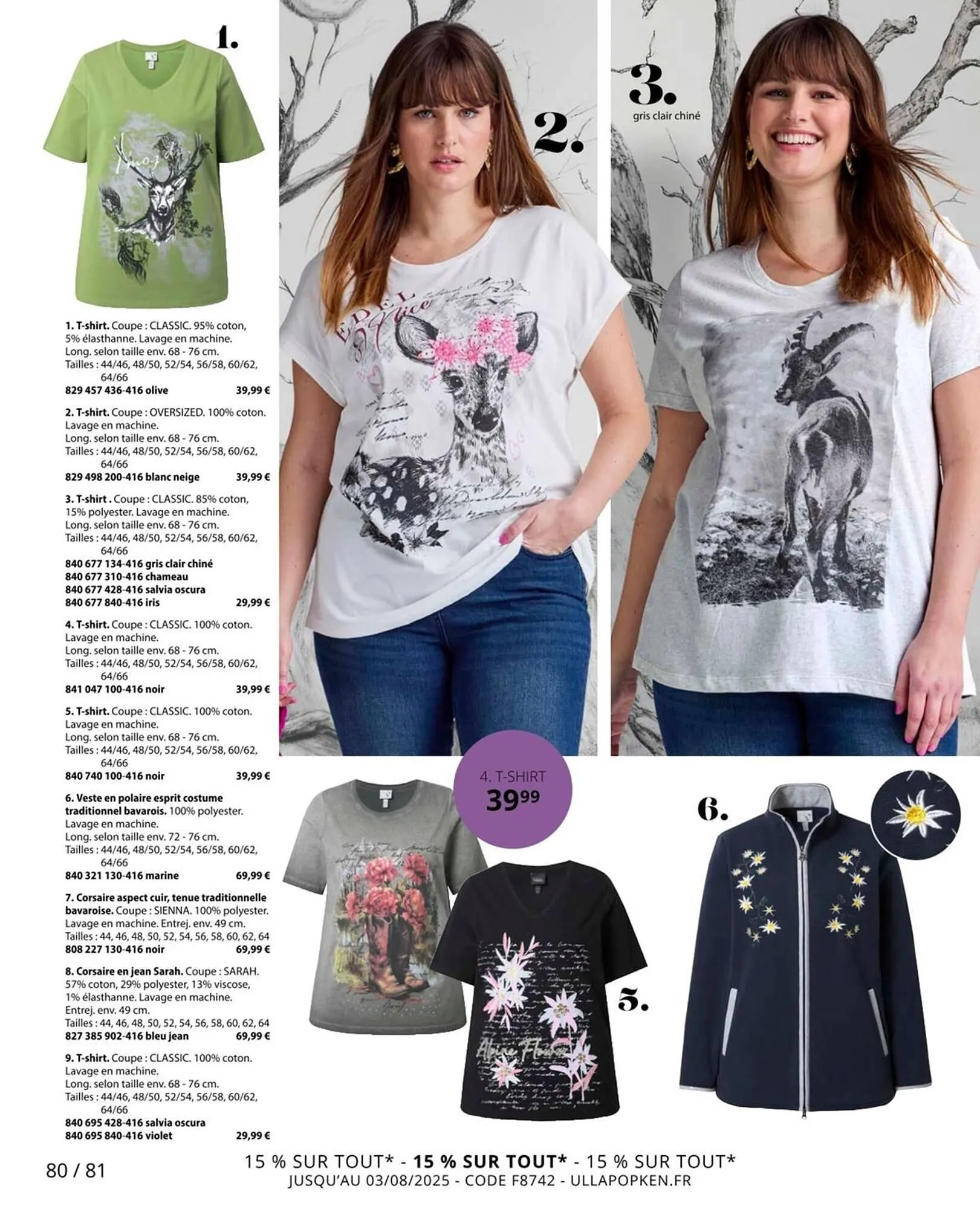 Catalogue Ulla Popken du 25 juillet au 31 août 2025 - Catalogue page 80