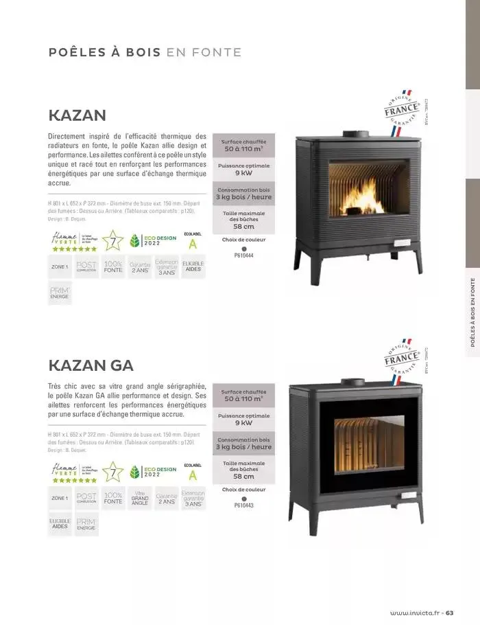 Le chauffage du futur a déjà 100 ans du 15 janvier au 31 mai 2025 - Catalogue page 63