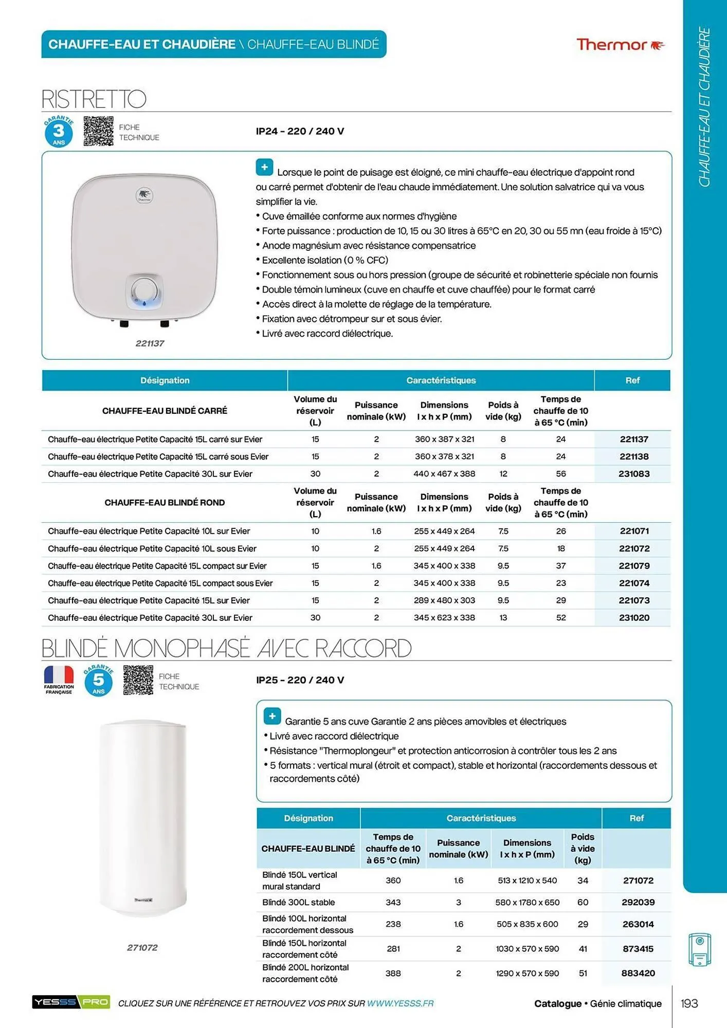 Catalogue Yesss electrique du 14 octobre au 31 décembre 2026 - Catalogue page 195