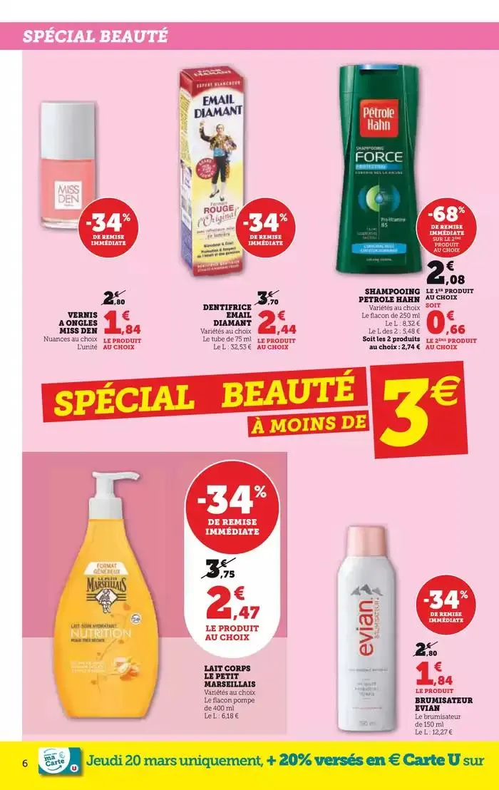 Spécial Beauté du 18 mars au 30 mars 2025 - Catalogue page 6