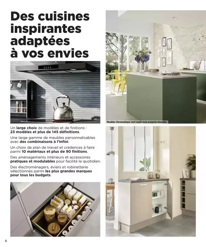 Cuisines ÉDITION 2024/2025 du 31 octobre au 31 décembre 2025 - Catalogue page 6