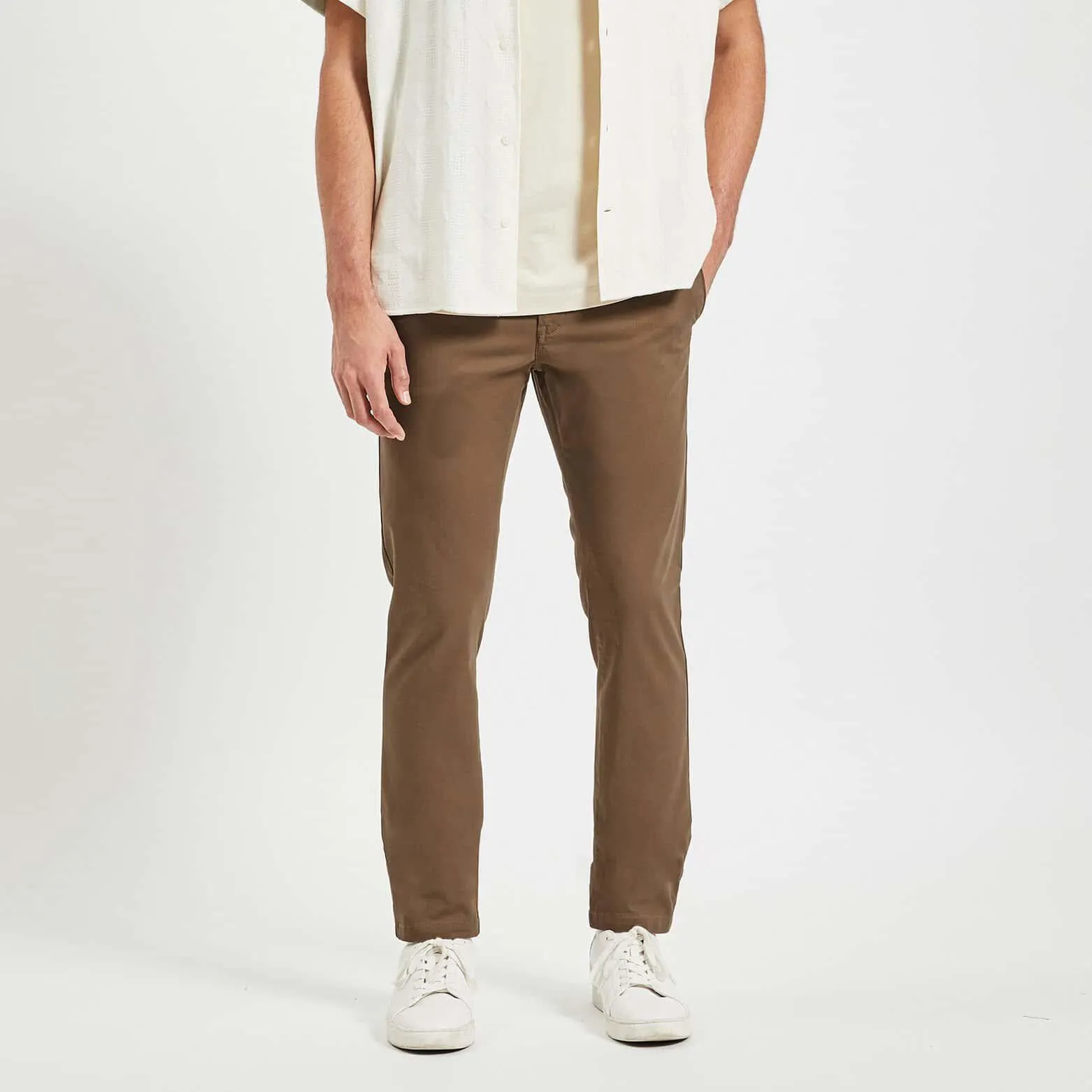 Pantalon chino slim "le parfait by JULES" - Camel