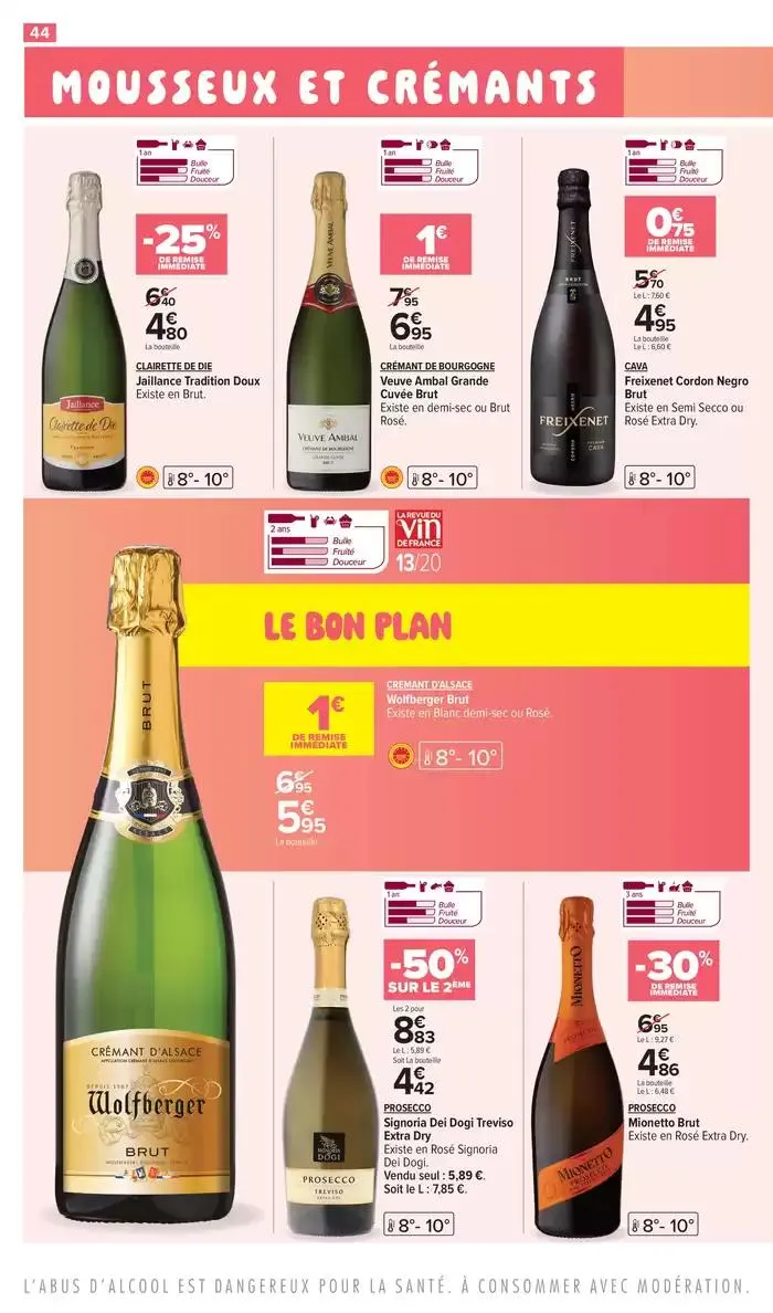 FOIRE AUX VINS, LE GUIDE DES BONS PLANS du 11 mars au 23 mars 2025 - Catalogue page 44