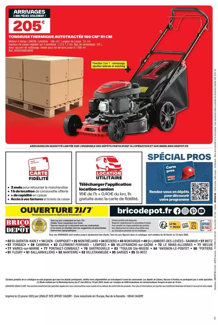 Les arrivages Brico Dépôt du 28 février au 13 mars 2025 - Catalogue page 12