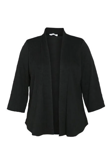 Veste ouverte effet froissé