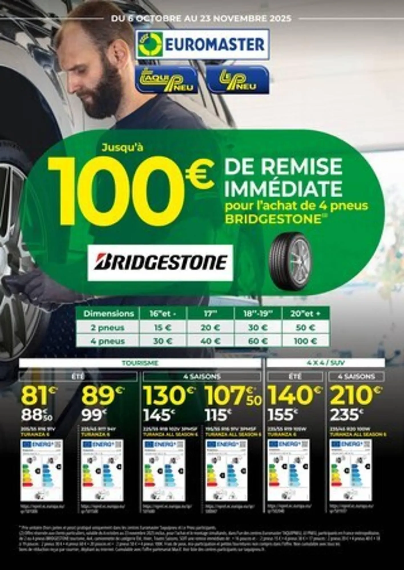 Catalogue Euromaster du 3 novembre au 17 novembre 2025 - Catalogue page 4