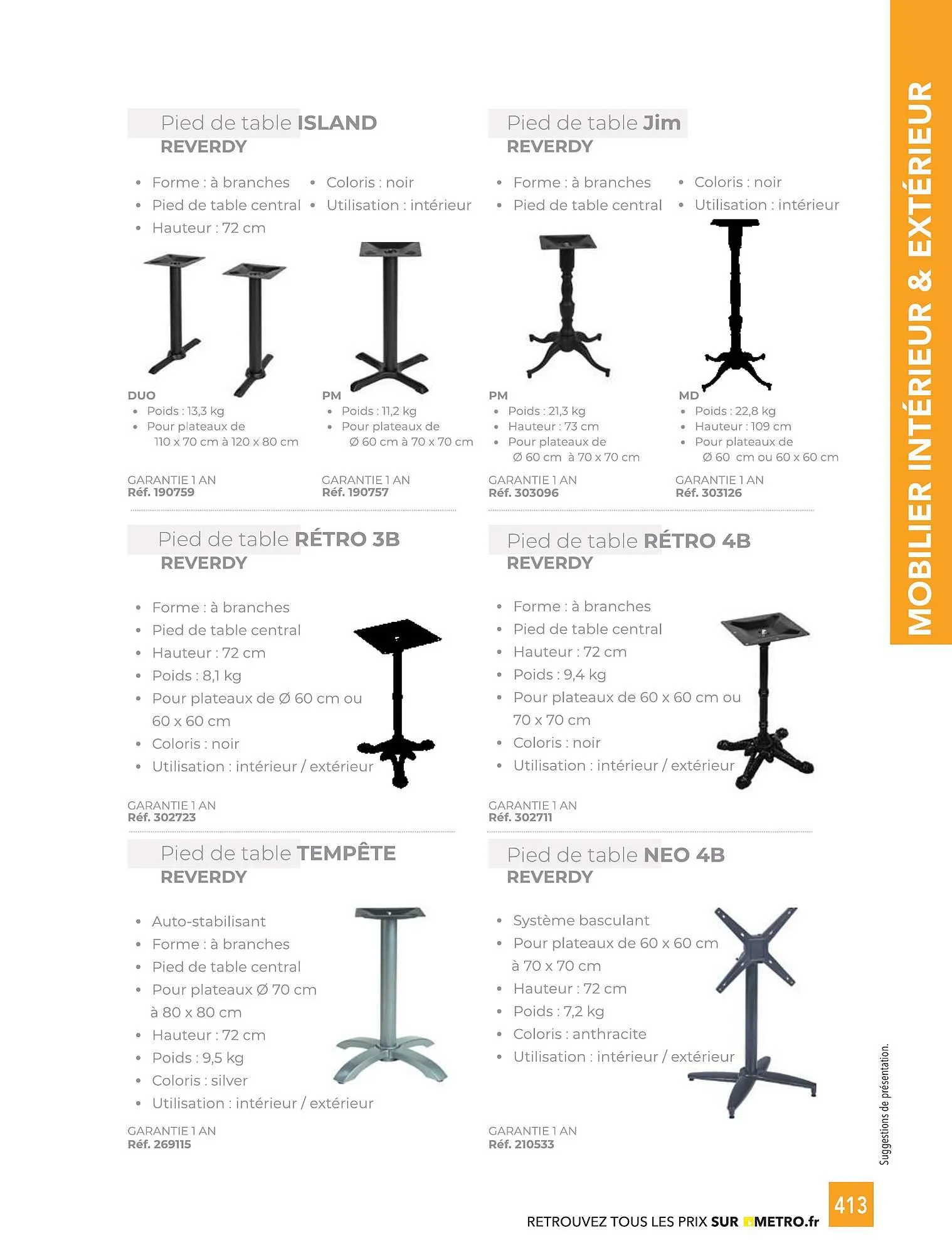 Catalogue METRO du 1 janvier au 31 décembre 2026 - Catalogue page 413