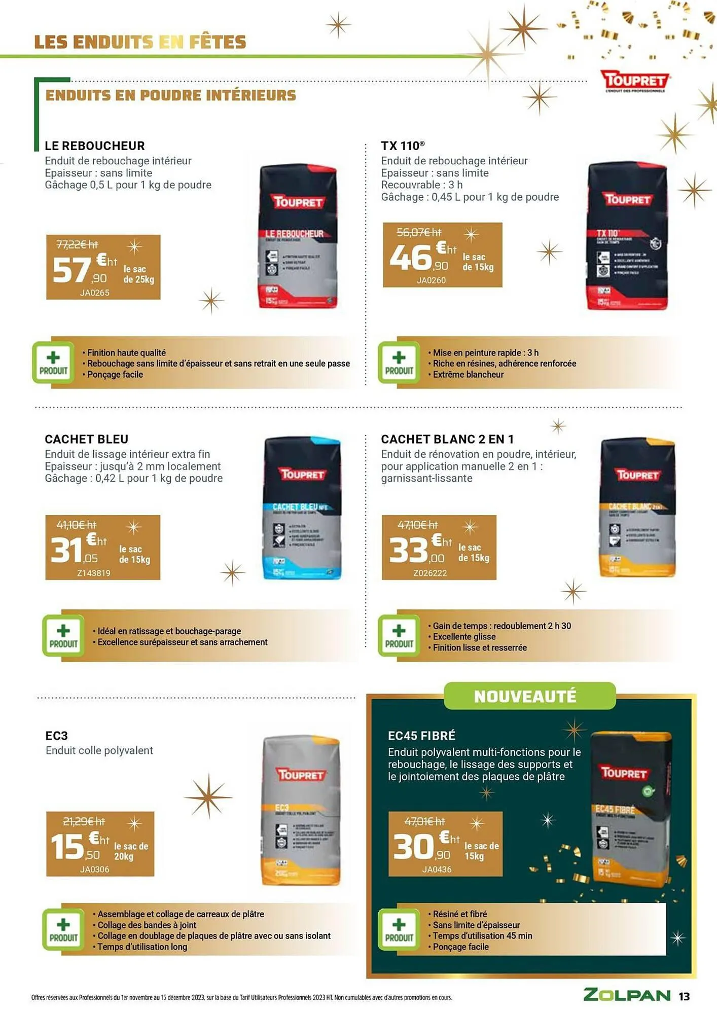 Catalogue Zolpan du 3 novembre au 15 décembre 2023 - Catalogue page 13