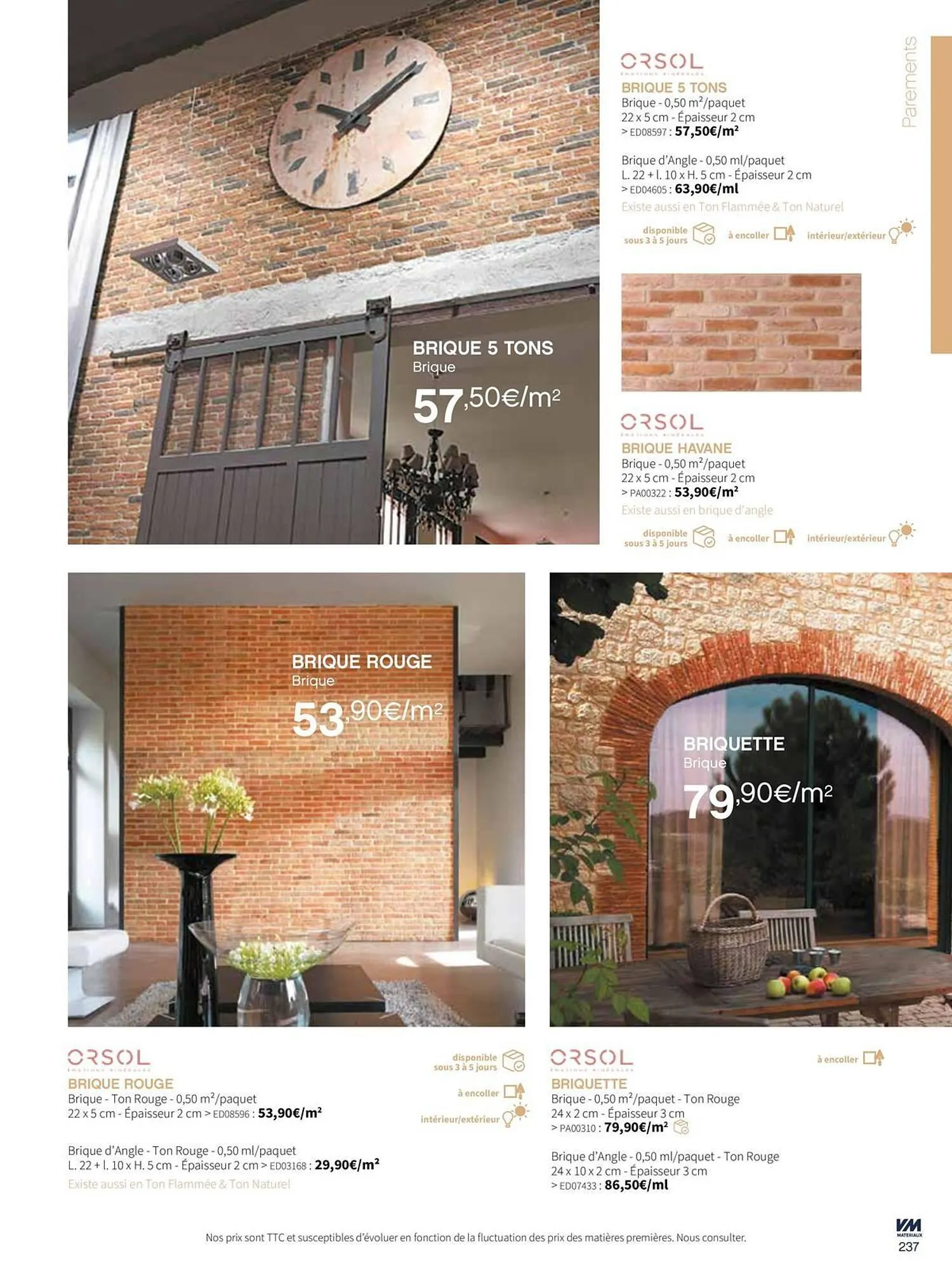 Catalogue VM Matériaux du 14 mars au 20 janvier 2026 - Catalogue page 237
