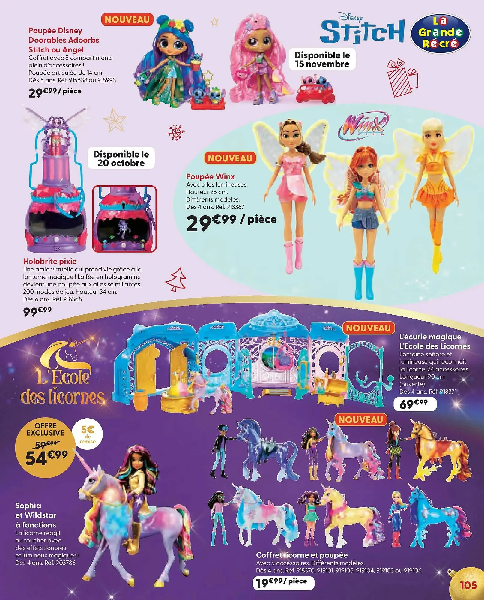 Catalogue La Grande Récré du 15 octobre au 2 décembre 2025 - Catalogue page 105