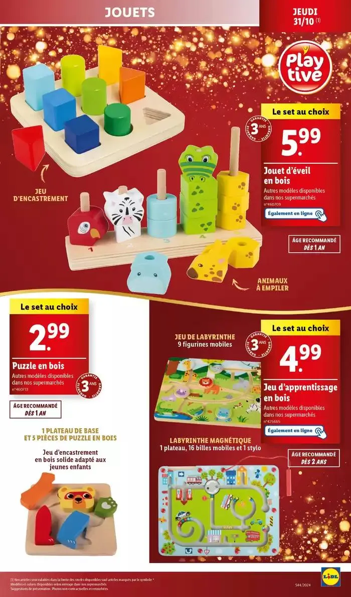 Bénéficiez de promotions sur une sélection de produits, incluant viande, fruit et fromage du 30 octobre au 5 novembre 2024 - Catalogue page 45