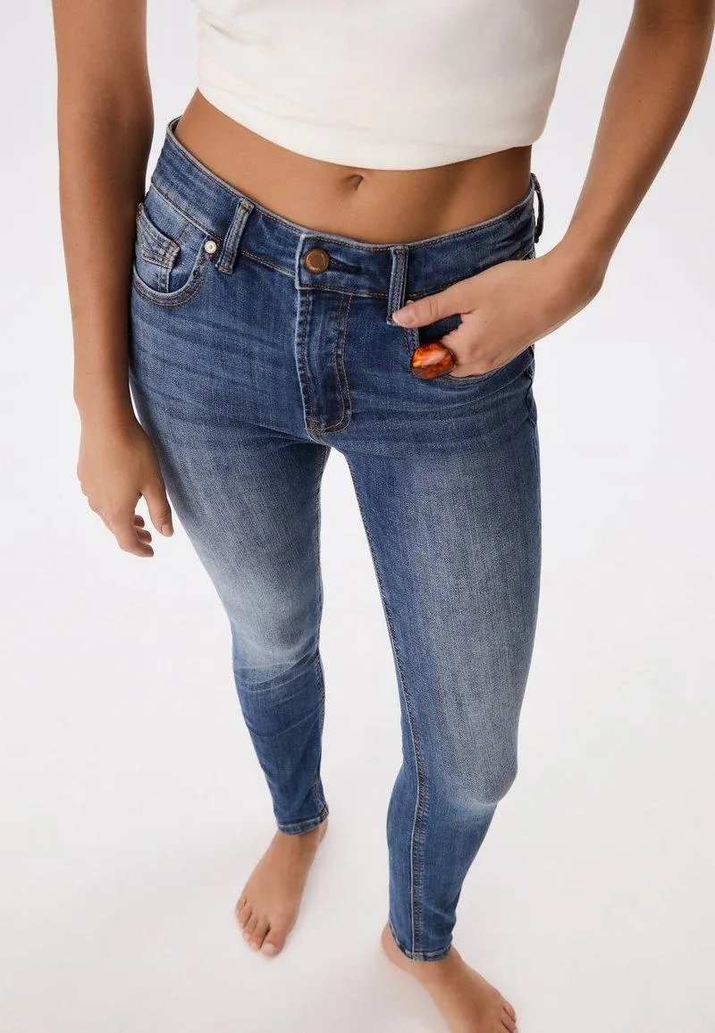 D07 - Jeans Skinny - blue black denim