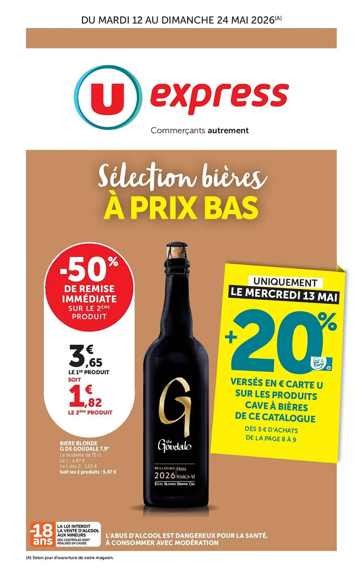 Catalogue U Express du 12 mai au 24 mai 2026 - Catalogue page 1
