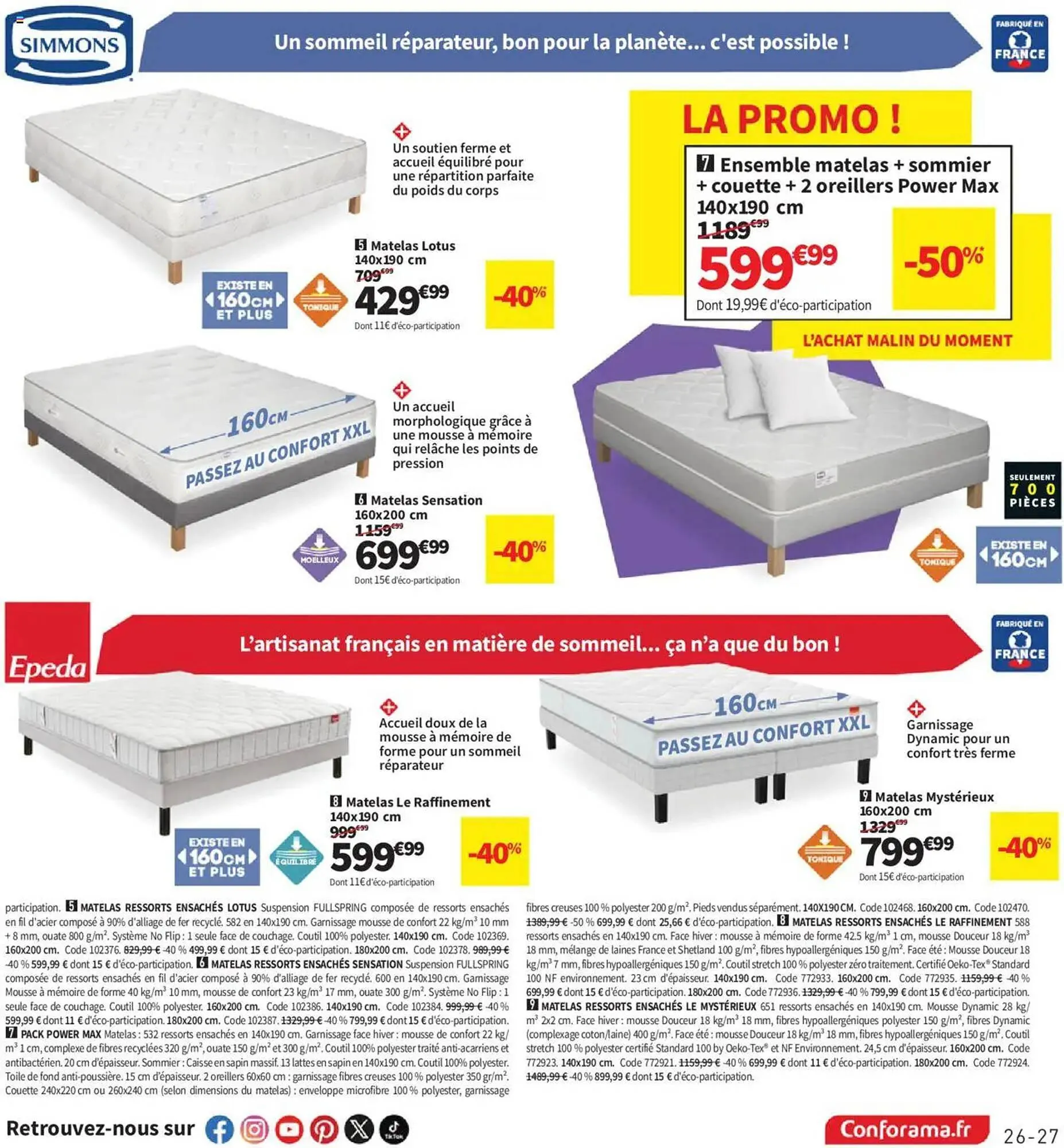 Catalogue Conforama du 28 janvier au 24 février 2025 - Catalogue page 27