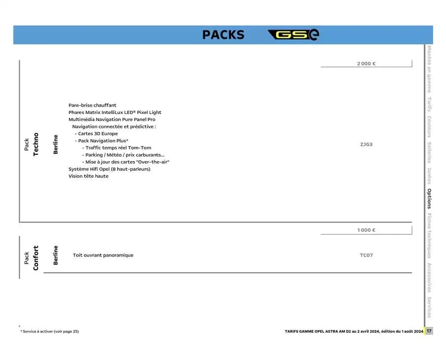 Opel Astra du 17 décembre au 17 décembre 2025 - Catalogue page 18