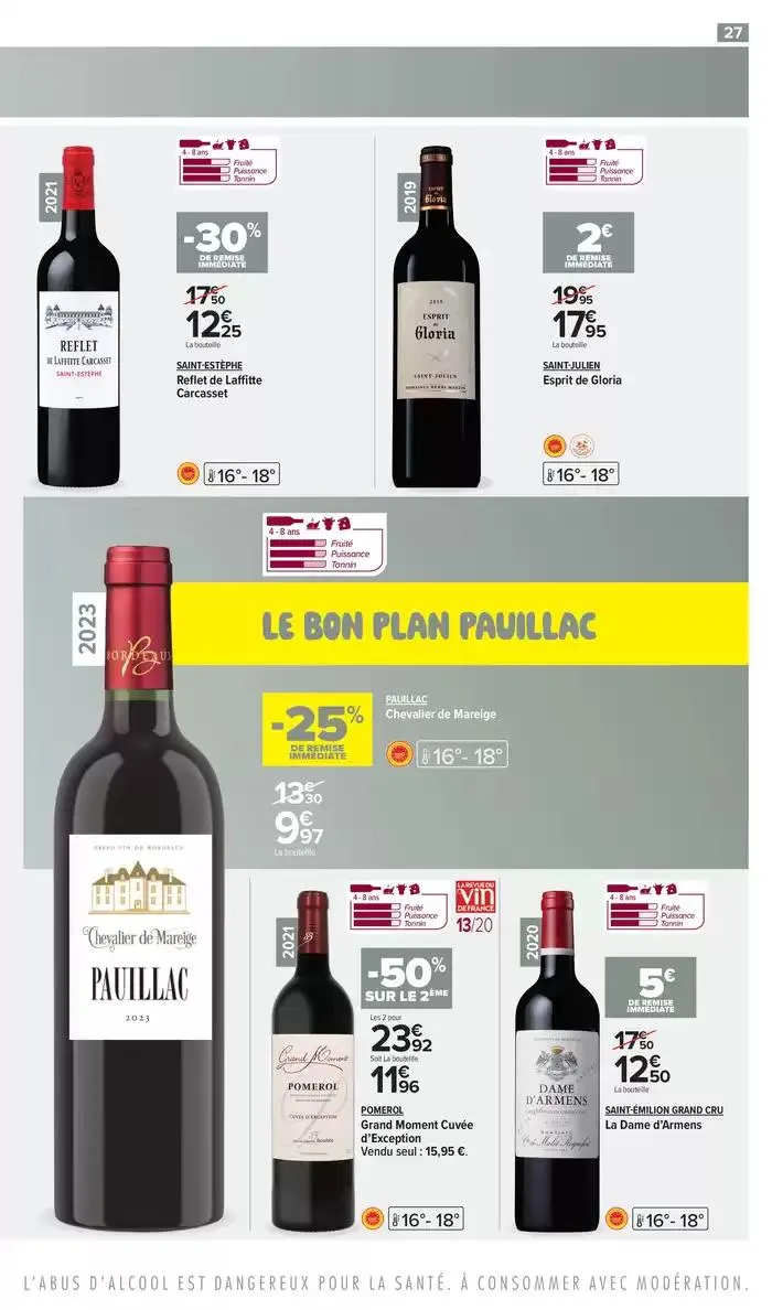 FOIRE AUX VINS, LE GUIDE DES BONS PLANS du 11 mars au 23 mars 2025 - Catalogue page 27