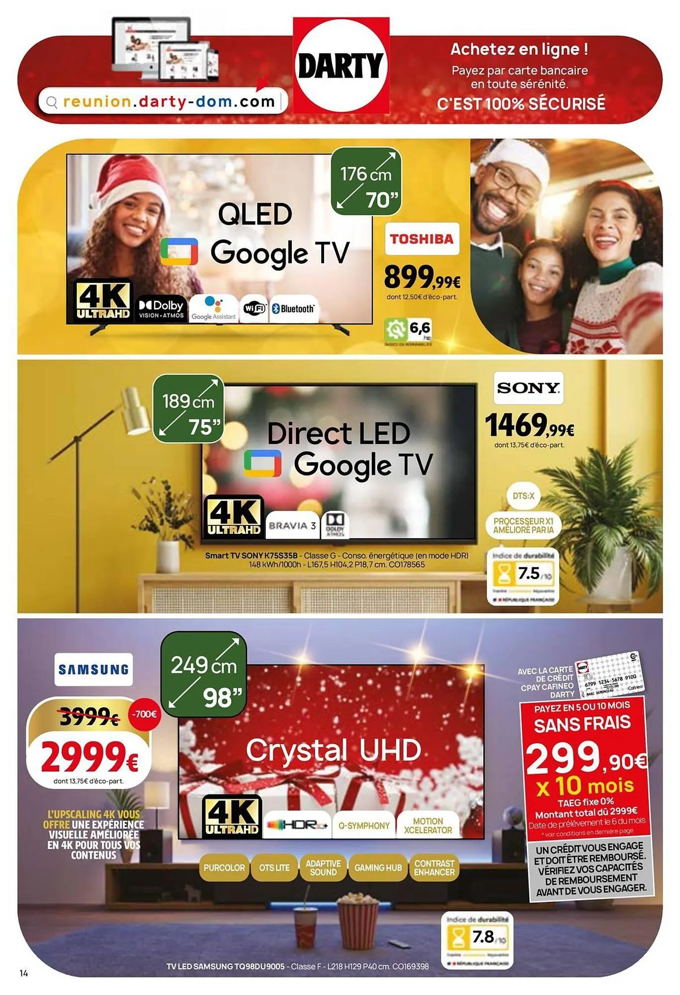 Catalogue Darty du 2 décembre au 28 décembre 2025 - Catalogue page 14