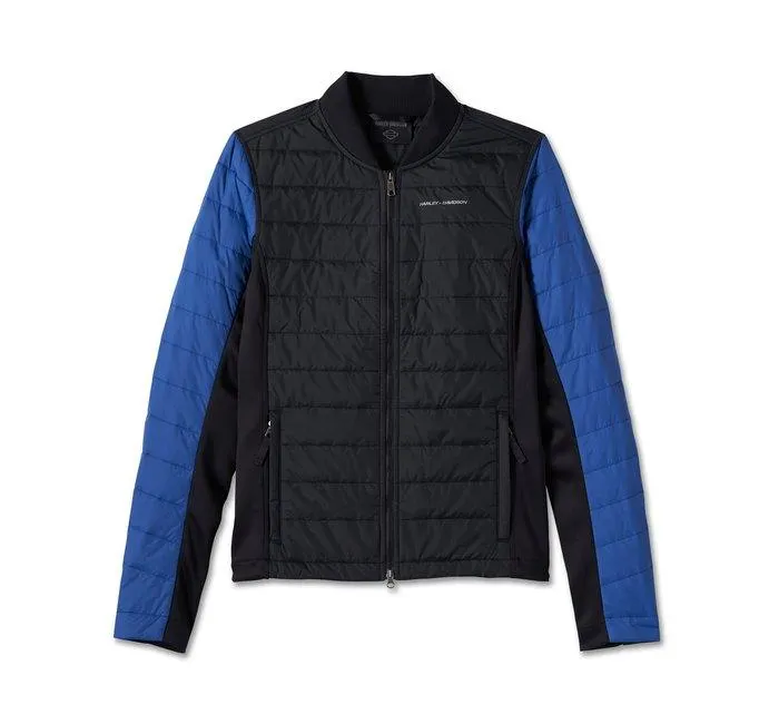 Couche intermédiaire légère du système H-D Flex Layering pour femmes - Black Beauty & True Blue