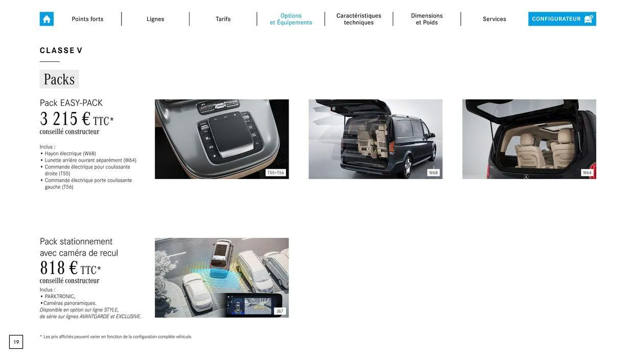 Classe V du 9 septembre au 31 août 2025 - Catalogue page 19