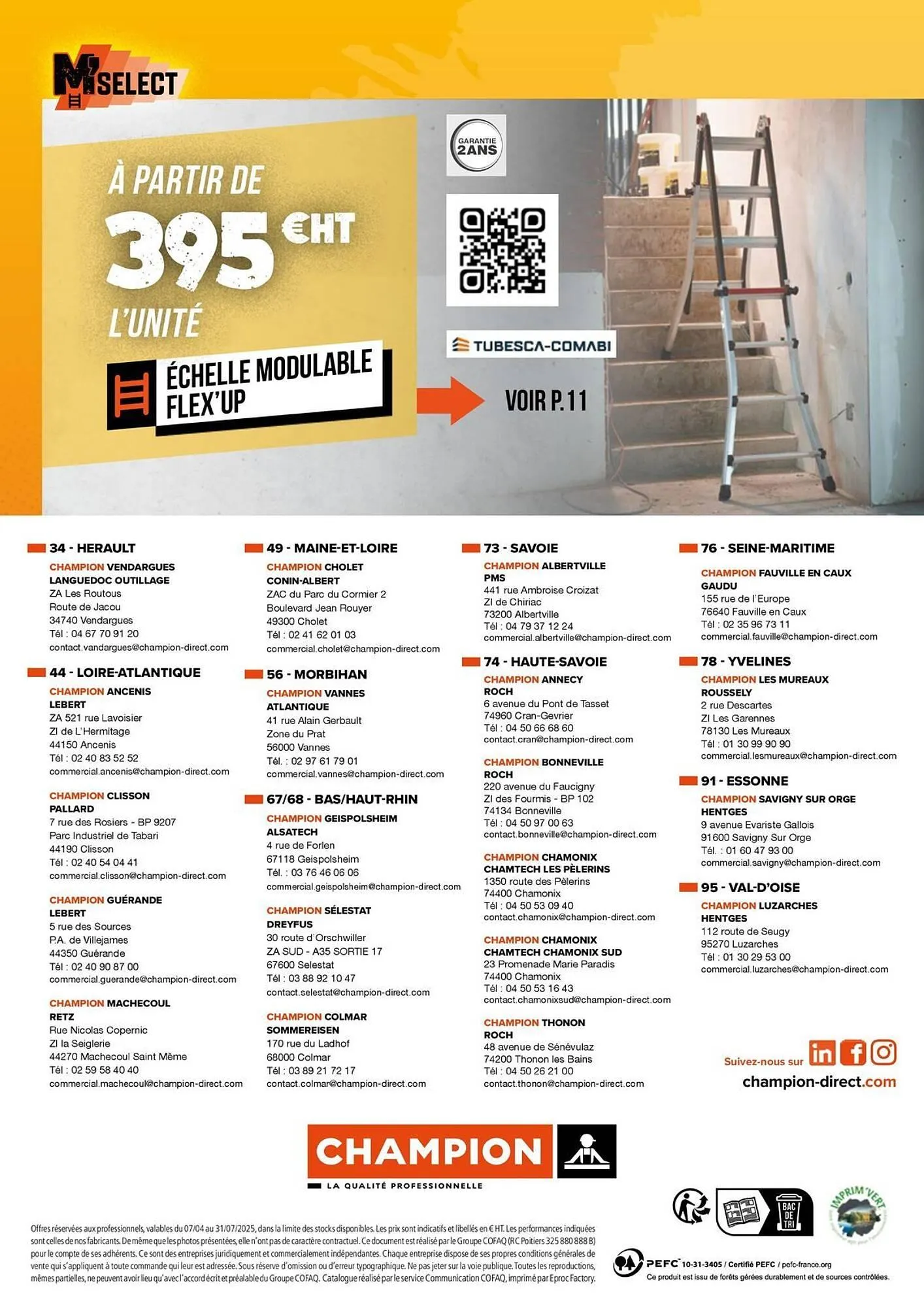 Catalogue Champion Direct du 28 avril au 31 juillet 2025 - Catalogue page 20