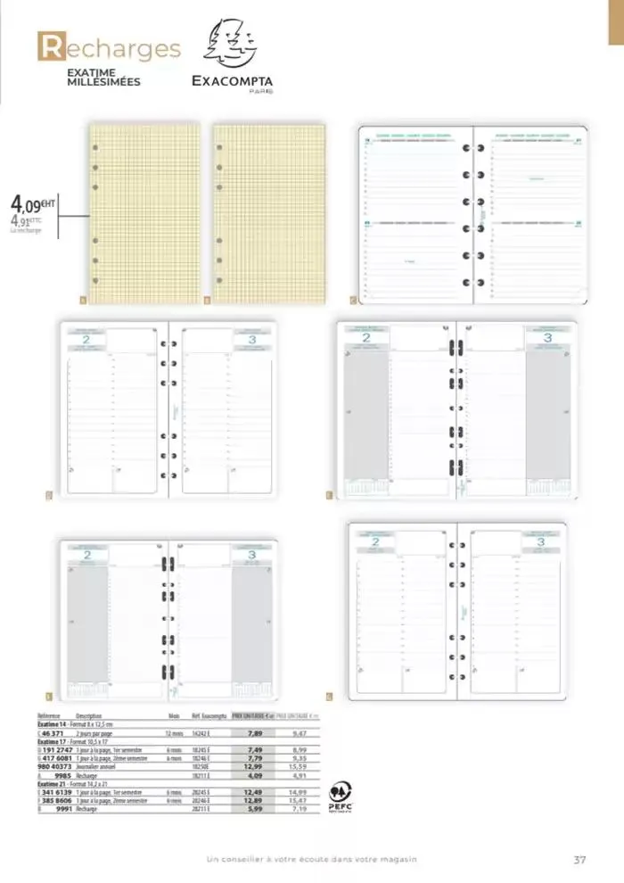 Catalogue agendas de bureau 2024-2025 du 8 octobre au 31 décembre 2025 - Catalogue page 30
