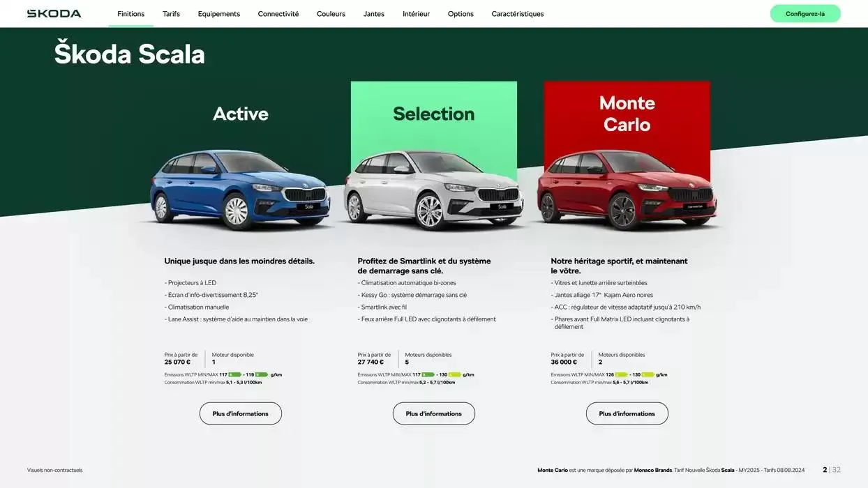 Nouvelle Scala Selection 1.0 TSI 95ch BVM du 6 novembre au 6 novembre 2025 - Catalogue page 2