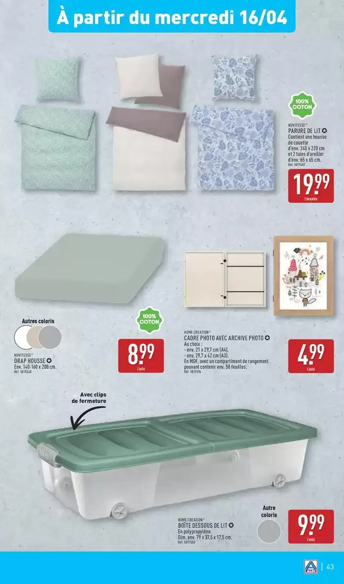 Arrivages de Pâques à prix discount du 15 avril au 21 avril 2025 - Catalogue page 46