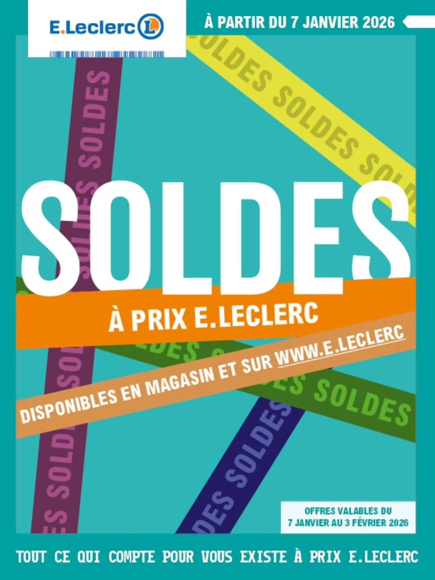 Catalogue E.Leclerc du 7 janvier au 3 février 2026 - Catalogue page 1