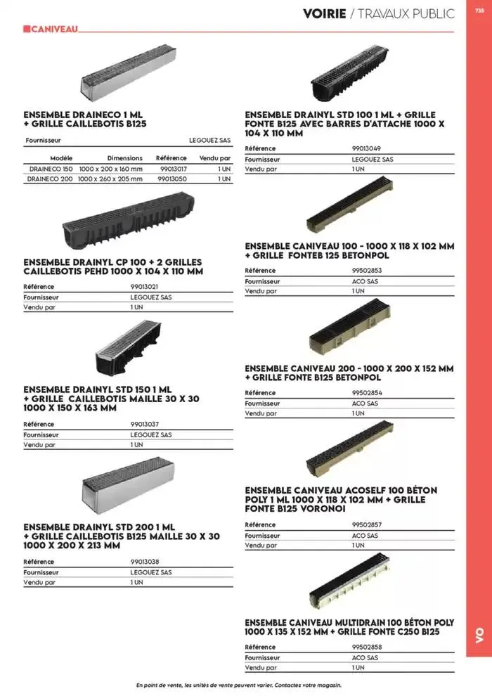 Tout faire +de 15 000 Produits du 17 décembre au 30 juin 2025 - Catalogue page 705