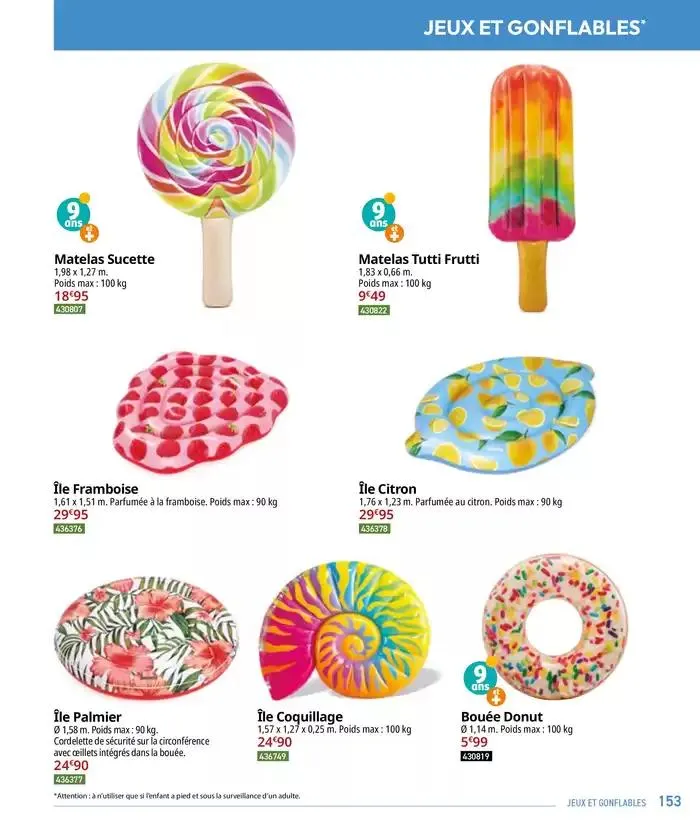 Les plaisir de l'eau Piscine,Spa,Arrosage du 10 mars au 31 décembre 2025 - Catalogue page 153