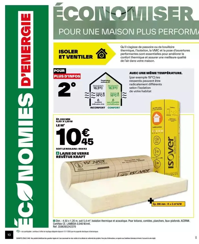 J’améliore mon habitat à prix dépôt du 2 octobre au 9 octobre 2024 - Catalogue page 10