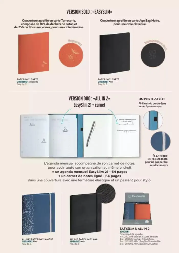 Catalogue agendas de bureau 2024-2025 du 8 octobre au 31 décembre 2025 - Catalogue page 4