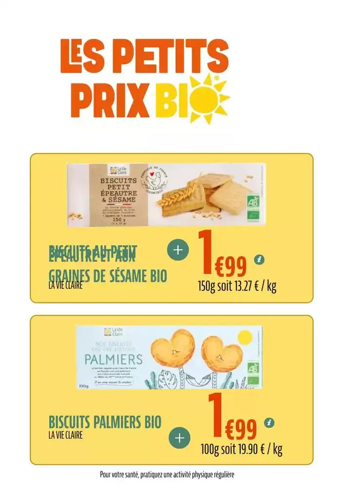 LES PETITS PRIX BIO du 11 mars au 31 décembre 2025 - Catalogue page 36
