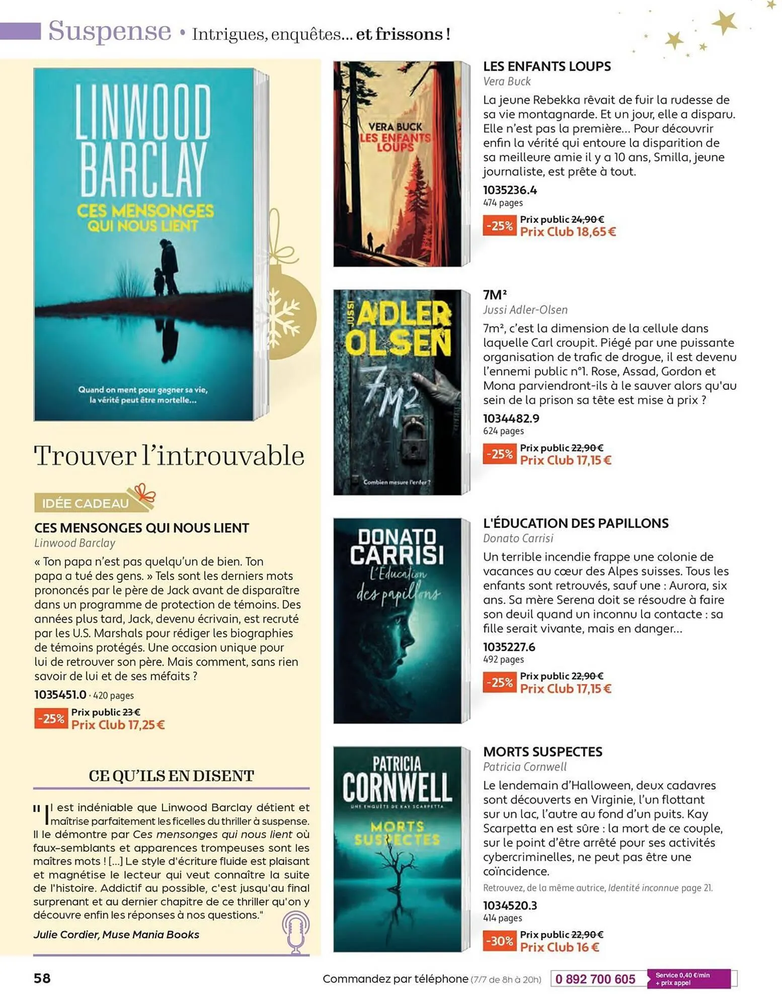 Catalogue France Loisirs du 3 novembre au 31 décembre 2025 - Catalogue page 58