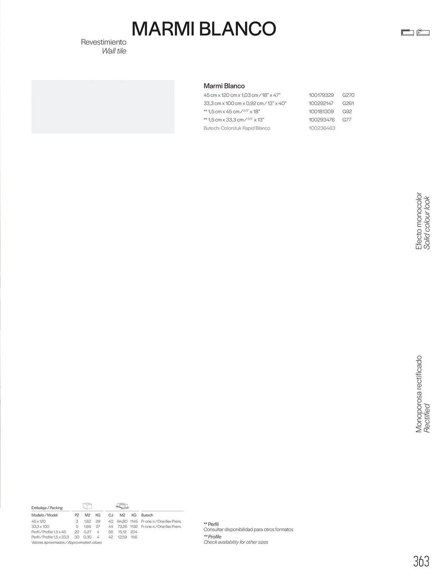 Catalogue Porcelanosa du 27 janvier au 31 décembre 2025 - Catalogue page 365