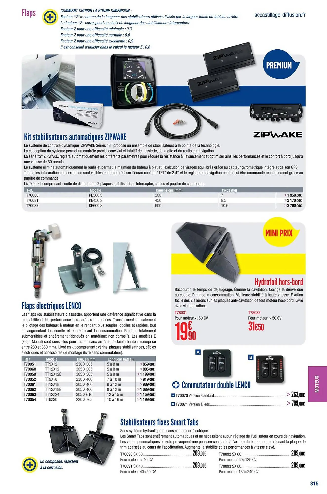 Catalogue Accastillage Diffusion du 1 mars au 31 décembre 2023 - Catalogue page 317
