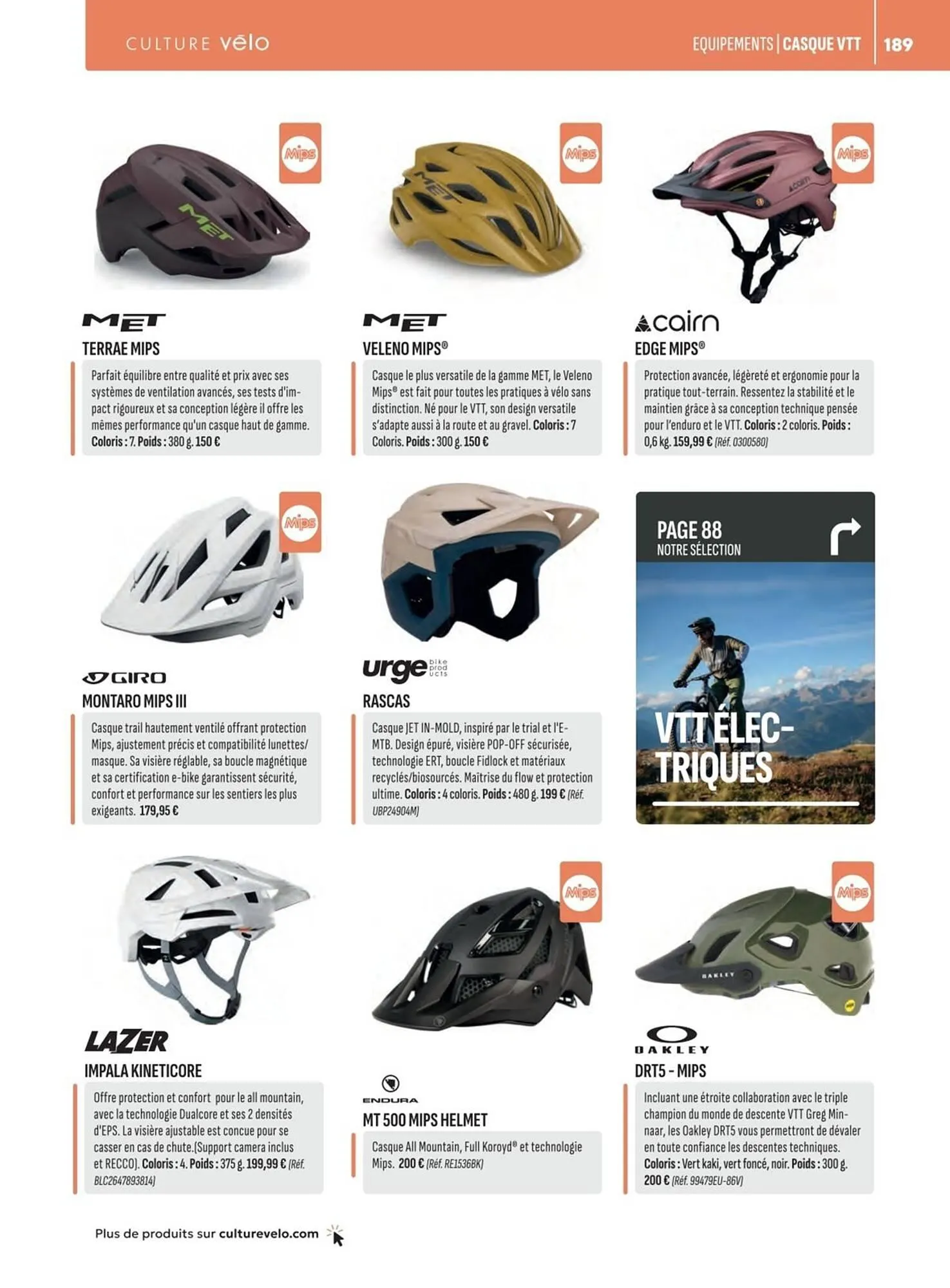 Catalogue Culture Vélo du 19 décembre au 31 décembre 2026 - Catalogue page 189