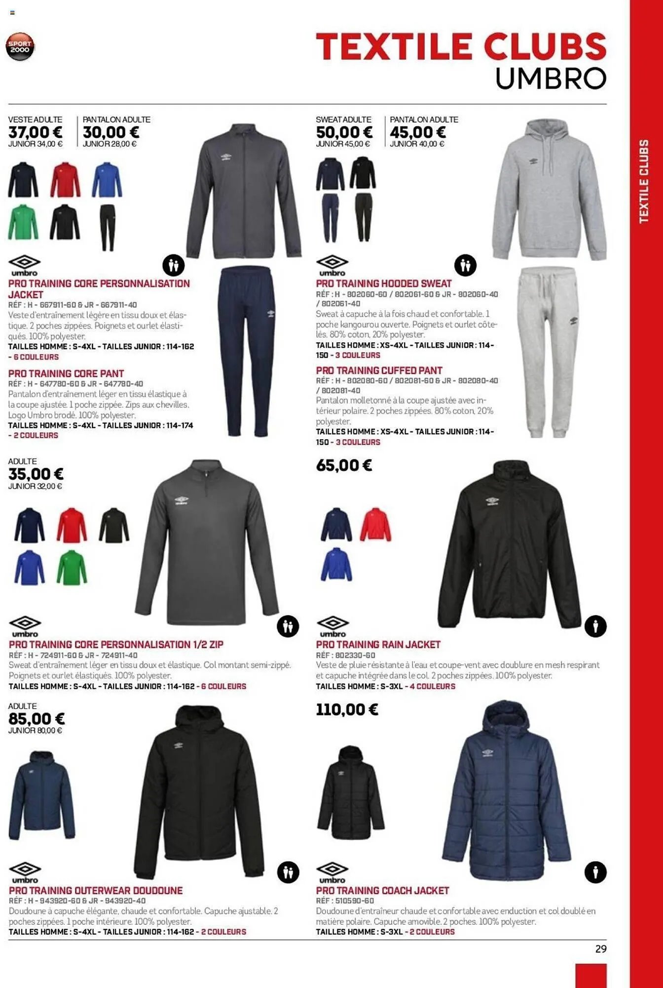 Catalogue Sport 2000 du 28 mai au 31 décembre 2025 - Catalogue page 24