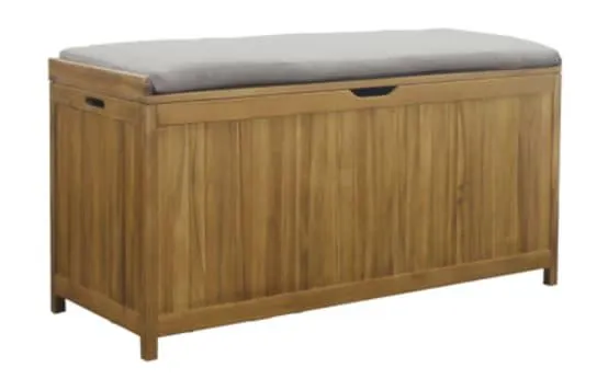 Ecloz - Coffre bois Camille L.125 x l.51 x H.64 cm