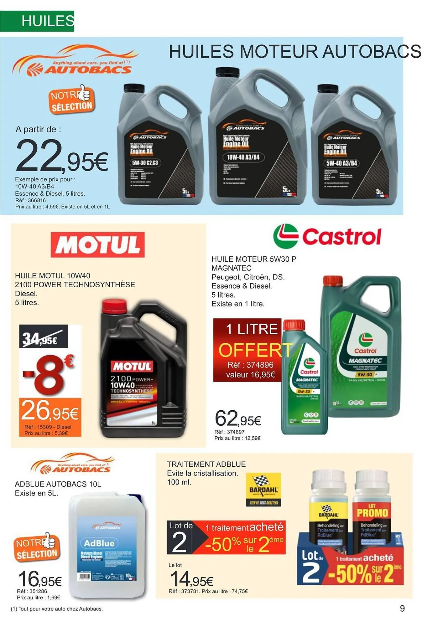 Catalogue Autobacs du 20 novembre au 7 janvier 2026 - Catalogue page 9