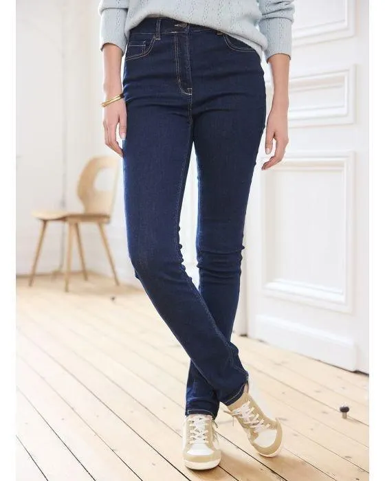 Jean slim taille haute Perfect Fit by Damart