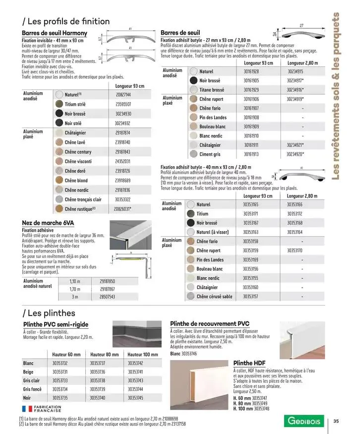 Aménagents Intérieurs 2025 du 1 janvier au 31 décembre 2025 - Catalogue page 35