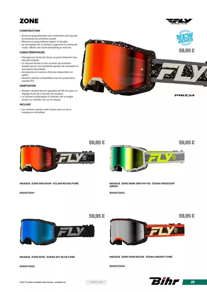 FLY RACING BMX 2025 du 12 avril au 31 décembre 2025 - Catalogue page 29